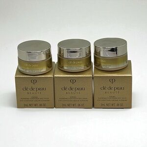 cle de peau eye contour cream supreme 2ml/.06 oz each new lot of 3 samples